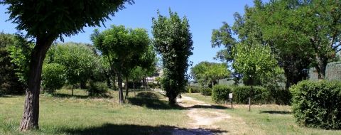 Les emplacements du camping La Fontinelle en Ardèche